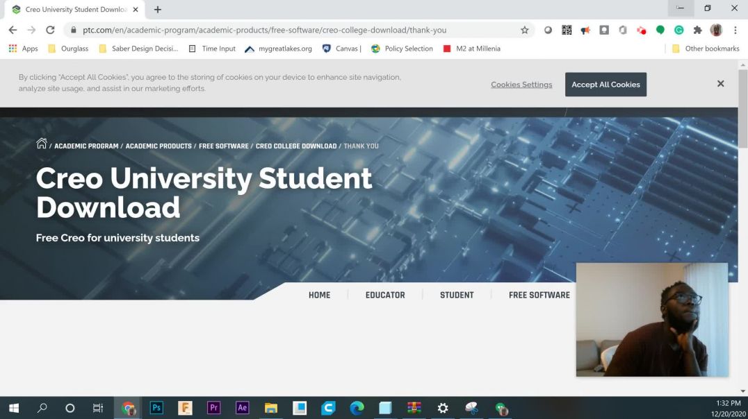 Mechanical Designing in Creo: Getting The Software (Student Edition)