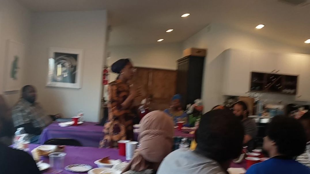 Ahkoti Falena Speaks during Pesach