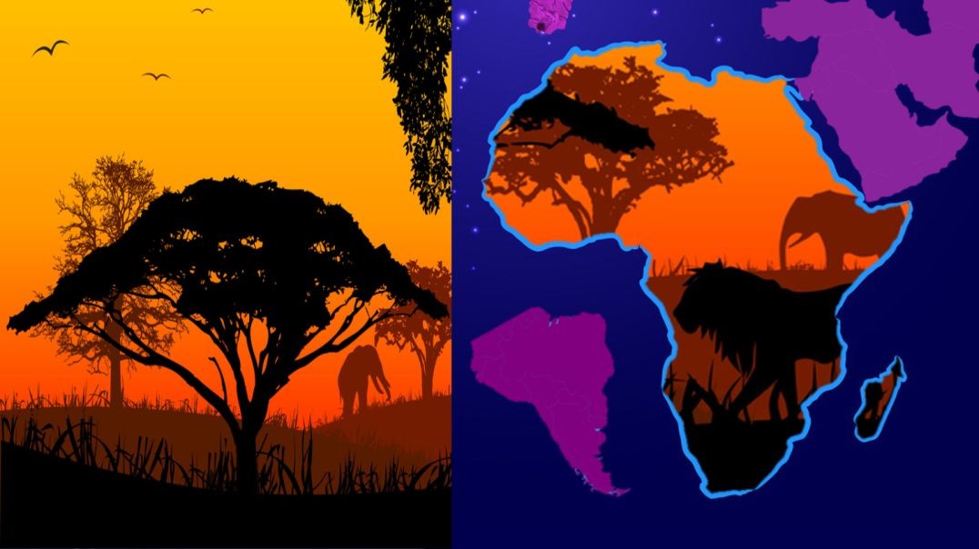 REVERSE PANGAEA - LAND OF SHEM HAM EGYPT MERCATOR MOUNTAINS OF MOON