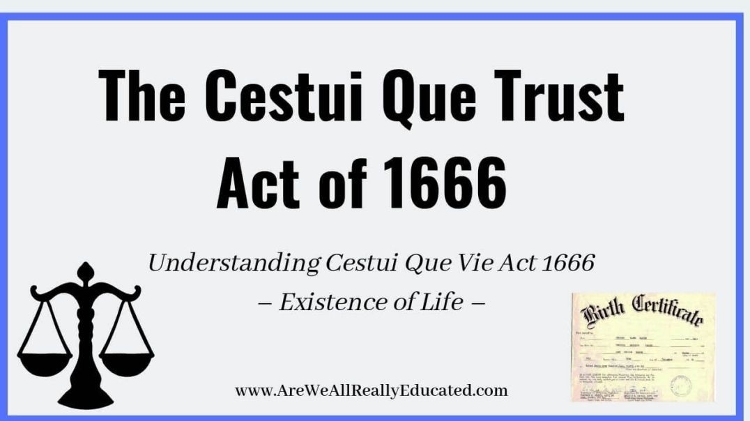 What is A Cesti Que Vie Trust
