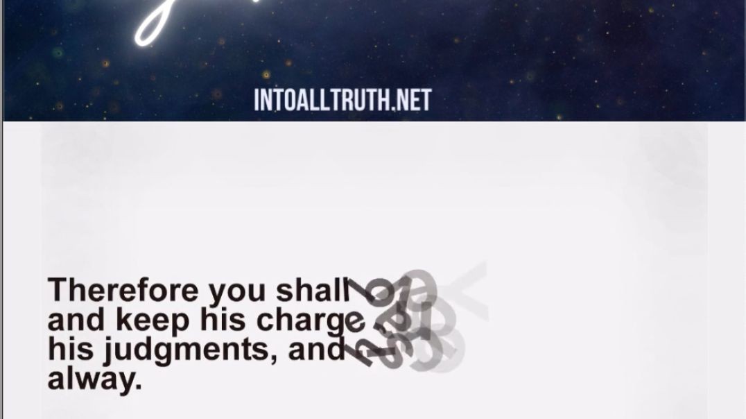 LAWS STATUES COMMANDMENTS & PROPHECY THE SAME?