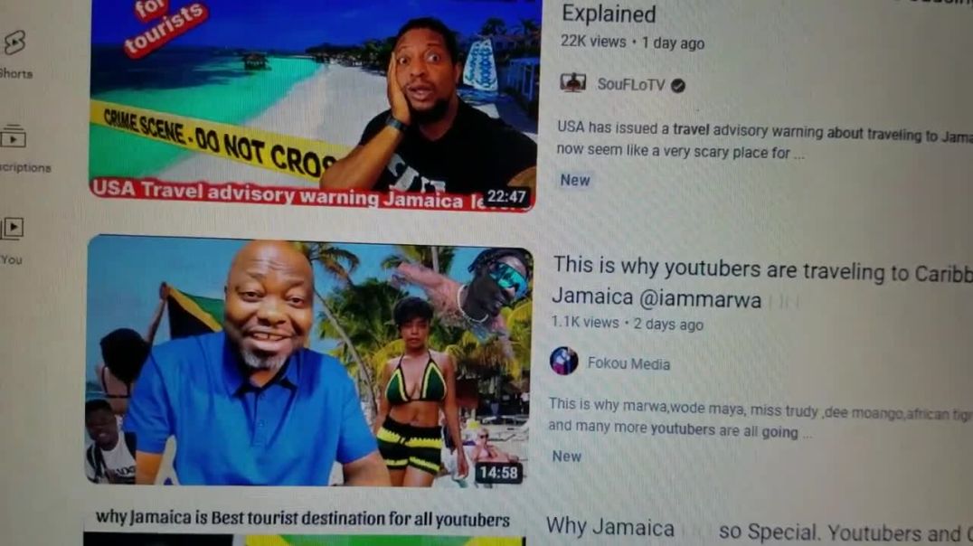 Social media influencers flocking to Jamaica and the Caribbean why? Nakedness Idolatry Sin Tourism D