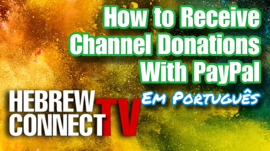 Em português:Como ativar doações no canal