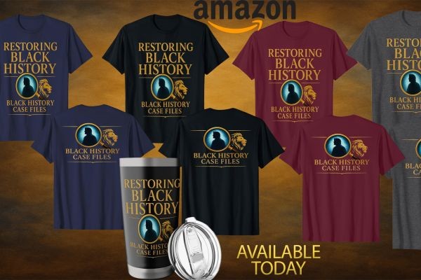 Pre-Book Launch Gear Is Here!! Available on Amazon! <br> <br>Shalom Family, it’s time to represent. <br>The Black History Case Files movement is growing — and now you can show your support i..