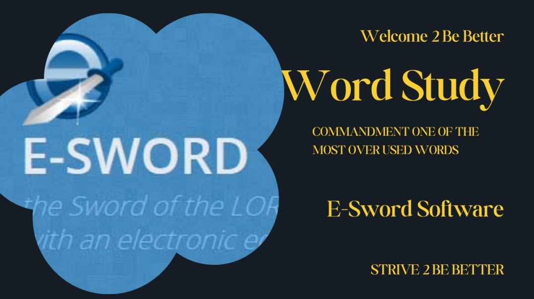 Word study commandments