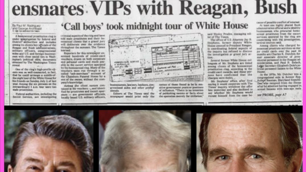 Ephesians 6:12 - They ain't new to this: Tom Brokaw, 1989 White House Call Boy Scandal Reagan-B