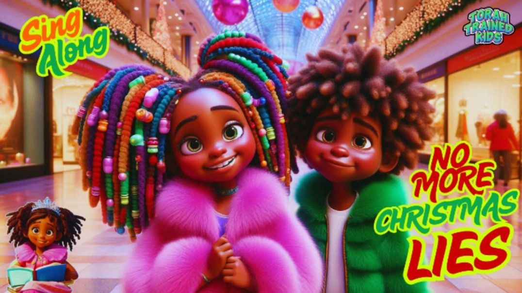 No More Christmas LIES | Adira’s Hebrew Israelite Kids Sing-Alongs 🎶🧒🏿👧🏿