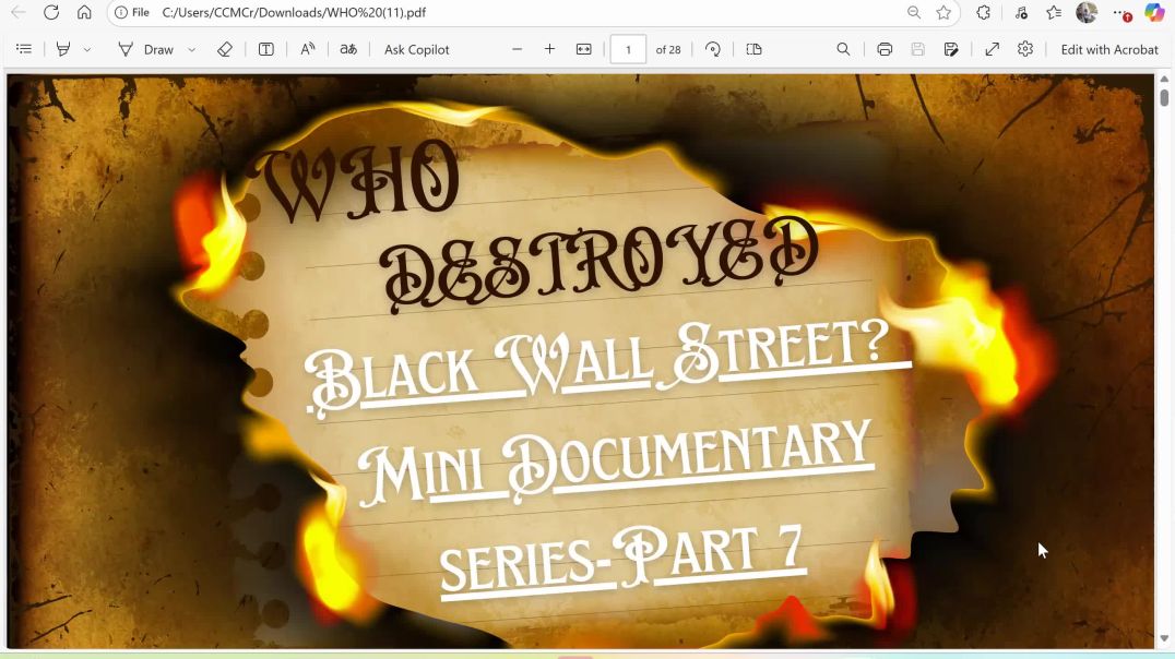 U Street District of Columbia part 7: Who Burned Down Black Wall Street