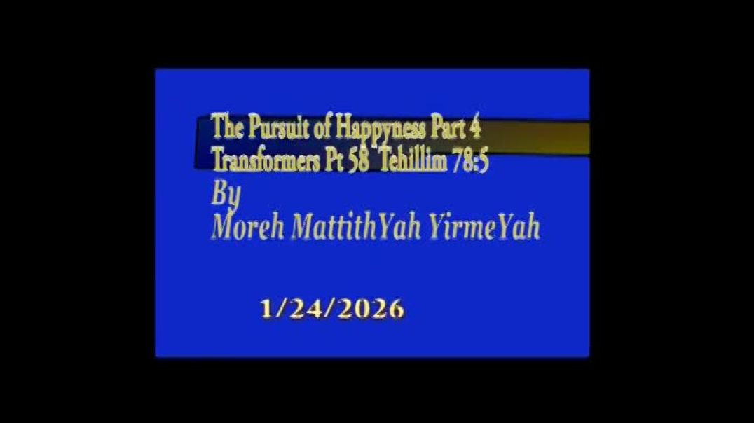 THE PURSUIT OF HAPPYNESS PT. 4