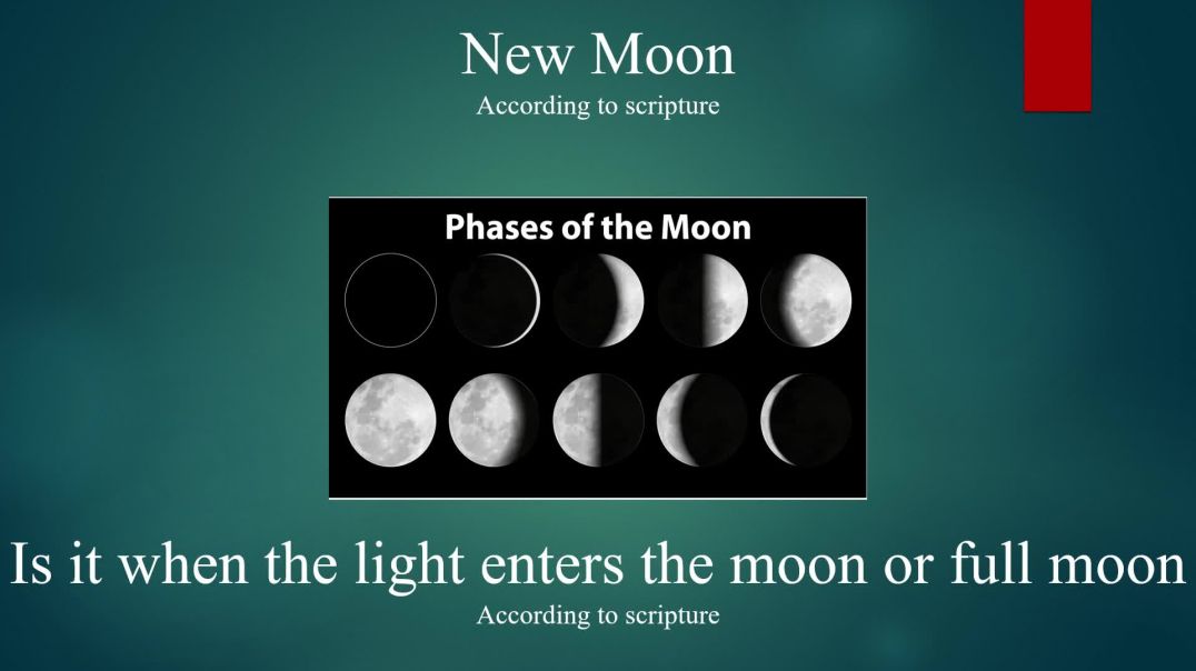 What are you observing? Are we viewing the new moon correctly?
