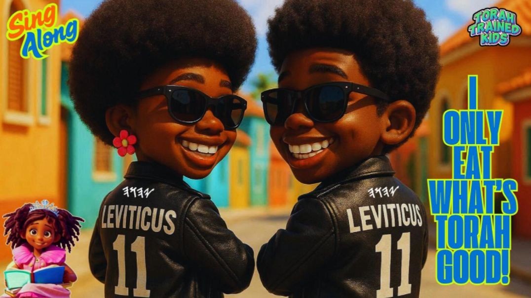 🎶 I Only Eat What’s Torah Good | Hebrew Israelite Kids Sing Along 🧒🏿👧🏿