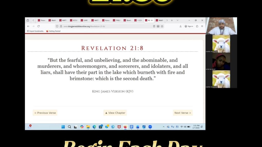 We want to be accounted worthy, not rejected.