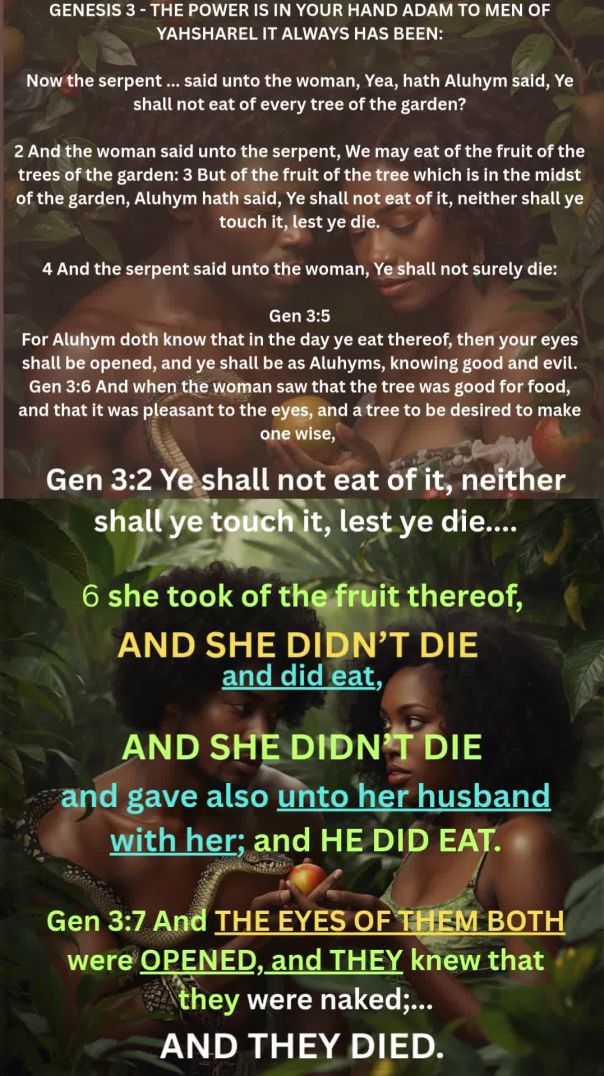 when i realized The Power as in Adam's Hand  mystery of the kingdom