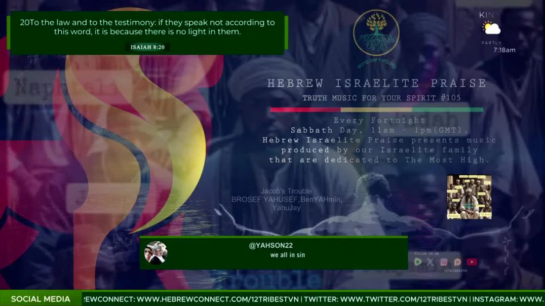 Hebrew Israelite Praise - Truth Music For Your Spirit #105