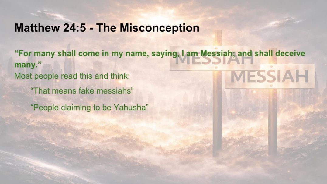 Many Will Come In My Name