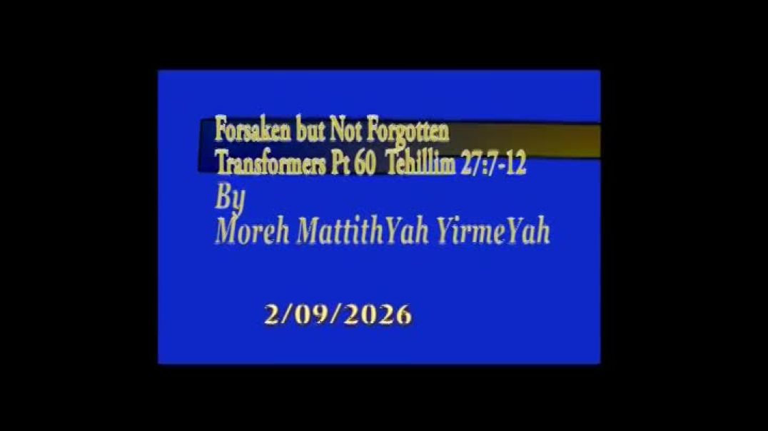 Forsaken but Not Forgotten Part 1