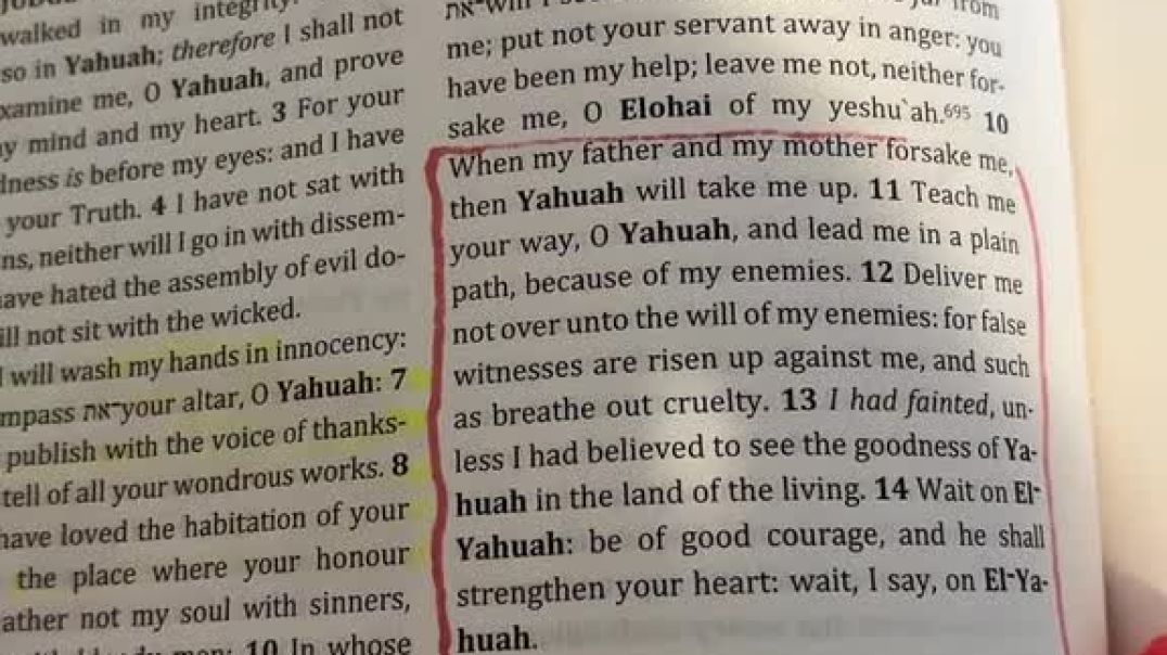 Psalm 27 May 18 26