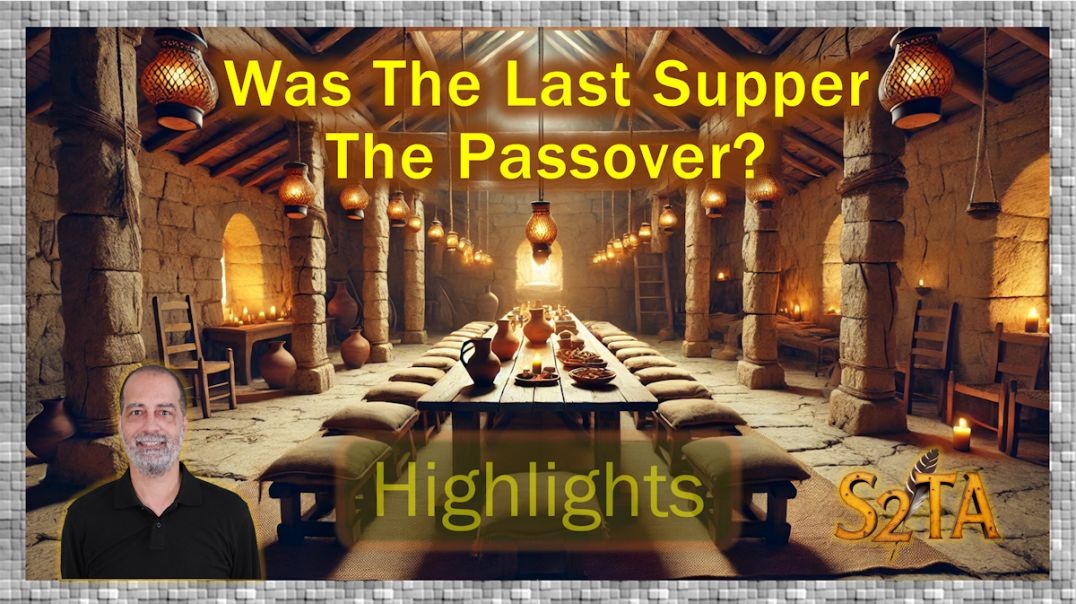 Did Jesus Eat The Passover At The Last Supper? - H38