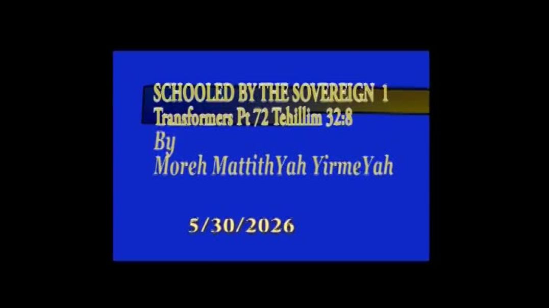 SCHOOLED BY THE SOVEREIGN Part 1