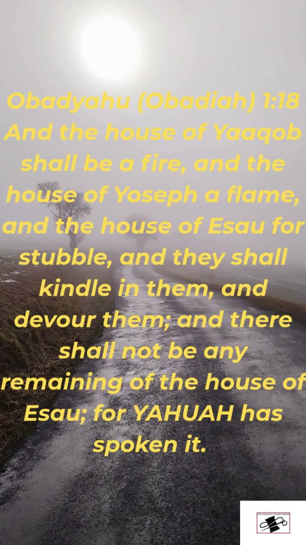 Obadyahu (Obadiah) 1:18