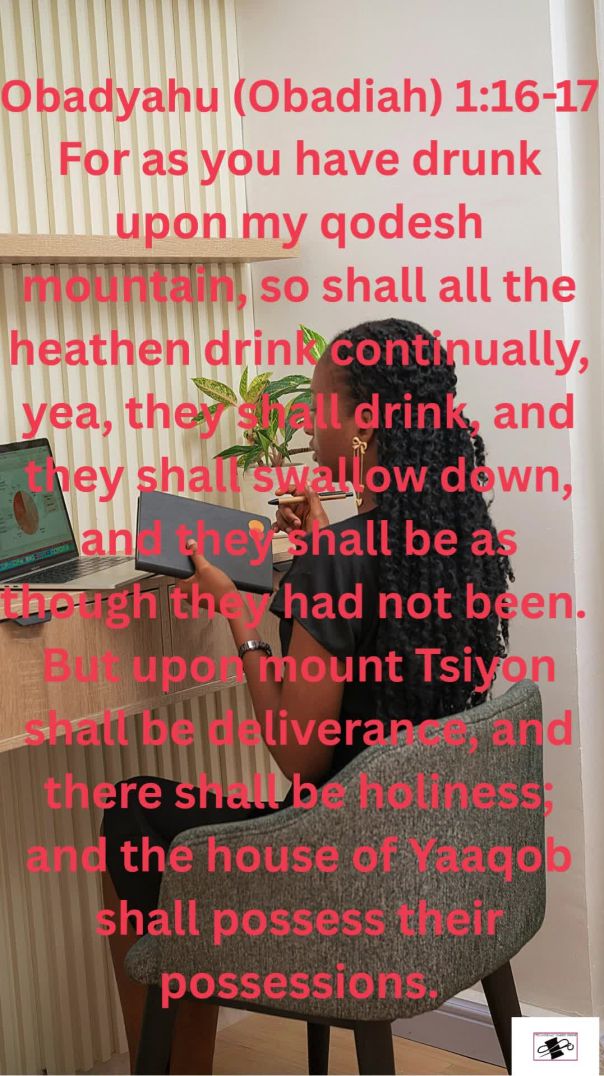 Obadyahu (Obadiah) 1:16-17