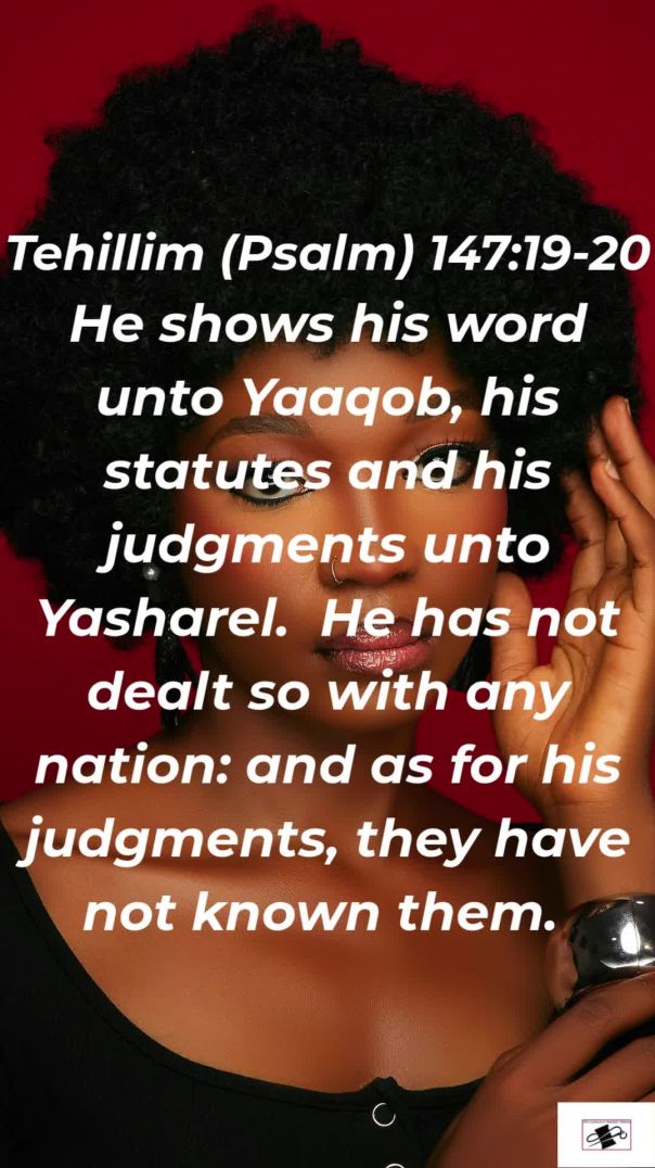Tehillim (Psalm) 147:19-20