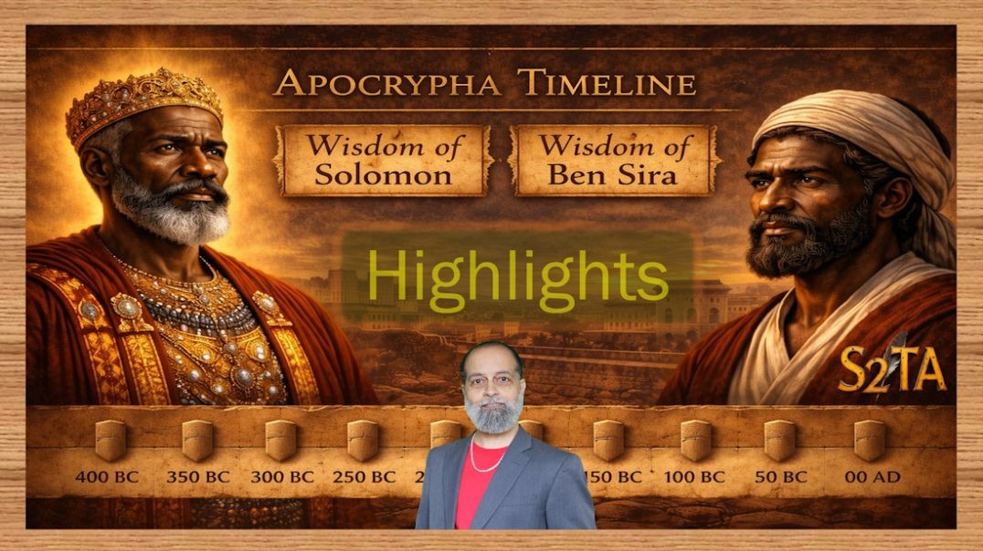 Apocrypha Timeline - Wisdom of Solomon | Ben Sira - H45